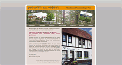 Desktop Screenshot of gerhardshoefe.de